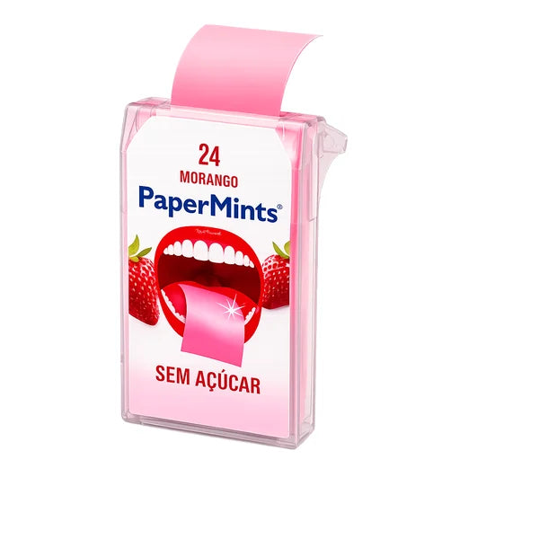PAPER MINTS FOLHA DE MORANGO 24 Unidades