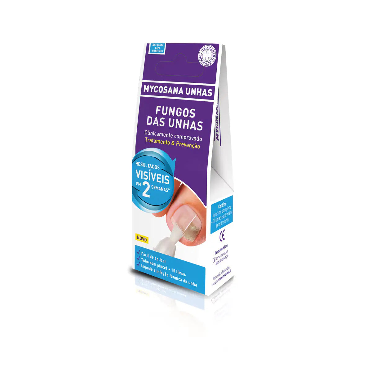 Mycosana Unhas Solução 5ml + 10 Limas — Antifúngicos, MNSRM, Saúde