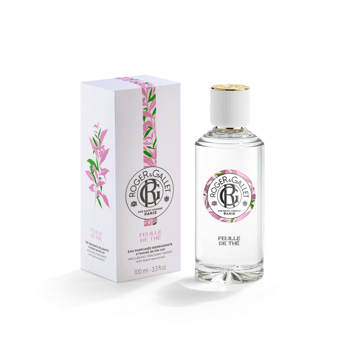 Roger & Gallet Feuille de Thé Água Perfumada 100ml — Banho e Higiene, Corpo, Perfumes
