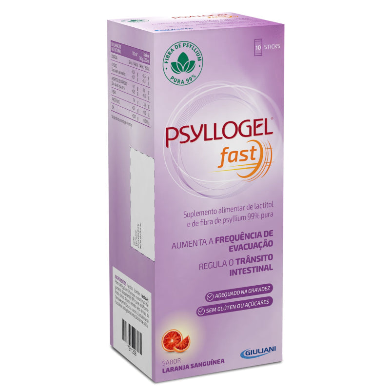 Psyllogel Fast Laranja Sanguínea Sticks 10un