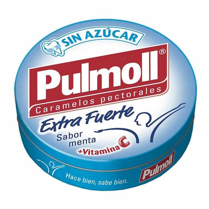 Pulmoll Pastilhas Extra Forte Sem Açúcar 45g — Bem-estar das Vias Respiratórias, Dor de Garganta e Rouquidão, Saúde