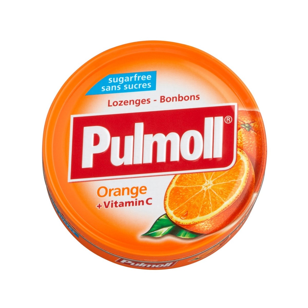 Pulmoll Pastilhas Laranja Sem Açúcar 45g — Bem-estar das Vias Respiratórias, Dor de Garganta e Rouquidão, Saúde