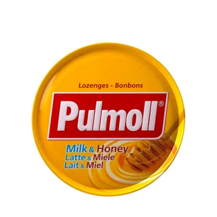 Pulmoll Pastilhas Leite e Mel 75g — Bem-estar das Vias Respiratórias, Dor de Garganta e Rouquidão, Saúde