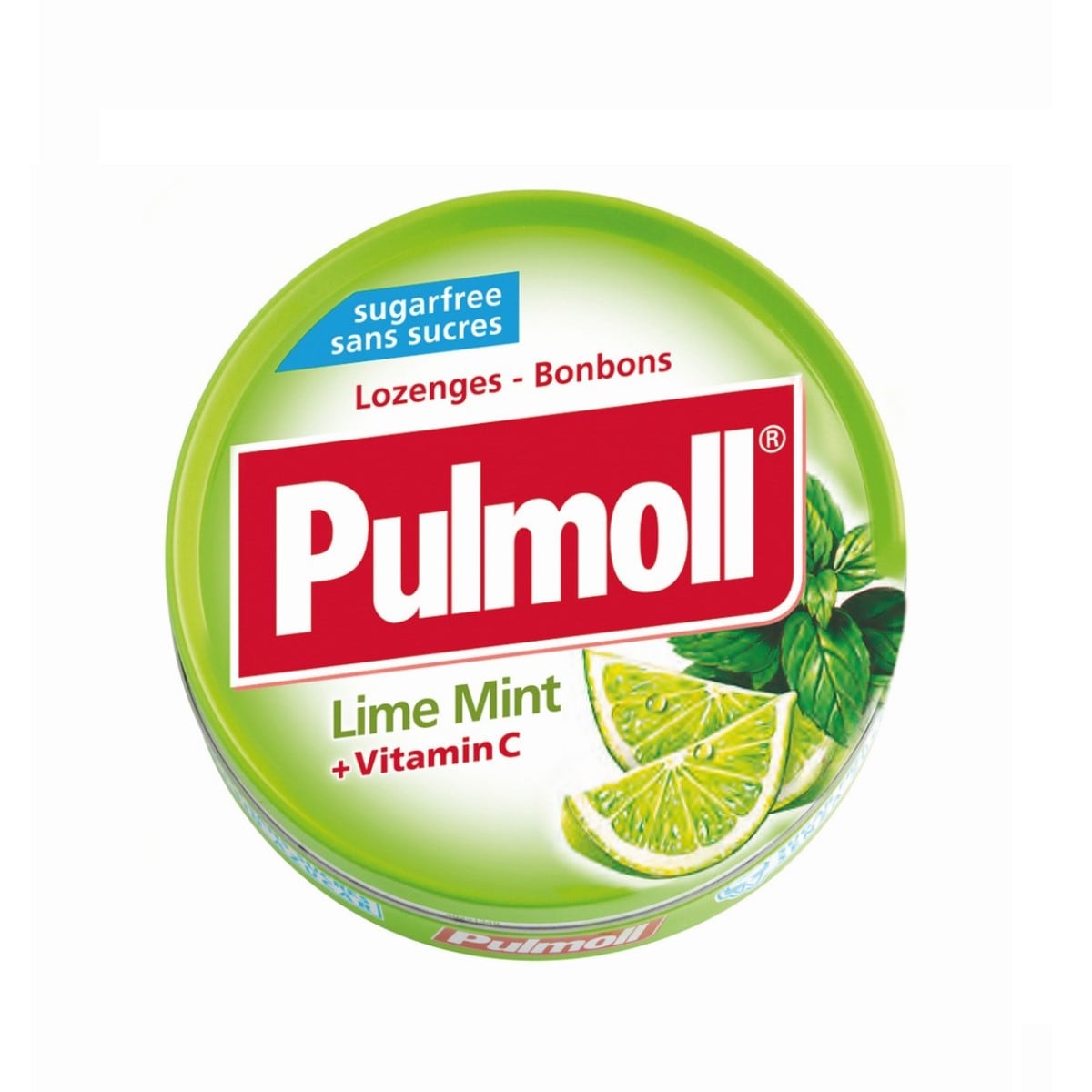 Pulmoll Pastilhas Lima/Menta 45g — Bem-estar das Vias Respiratórias, Dor de Garganta e Rouquidão, Saúde