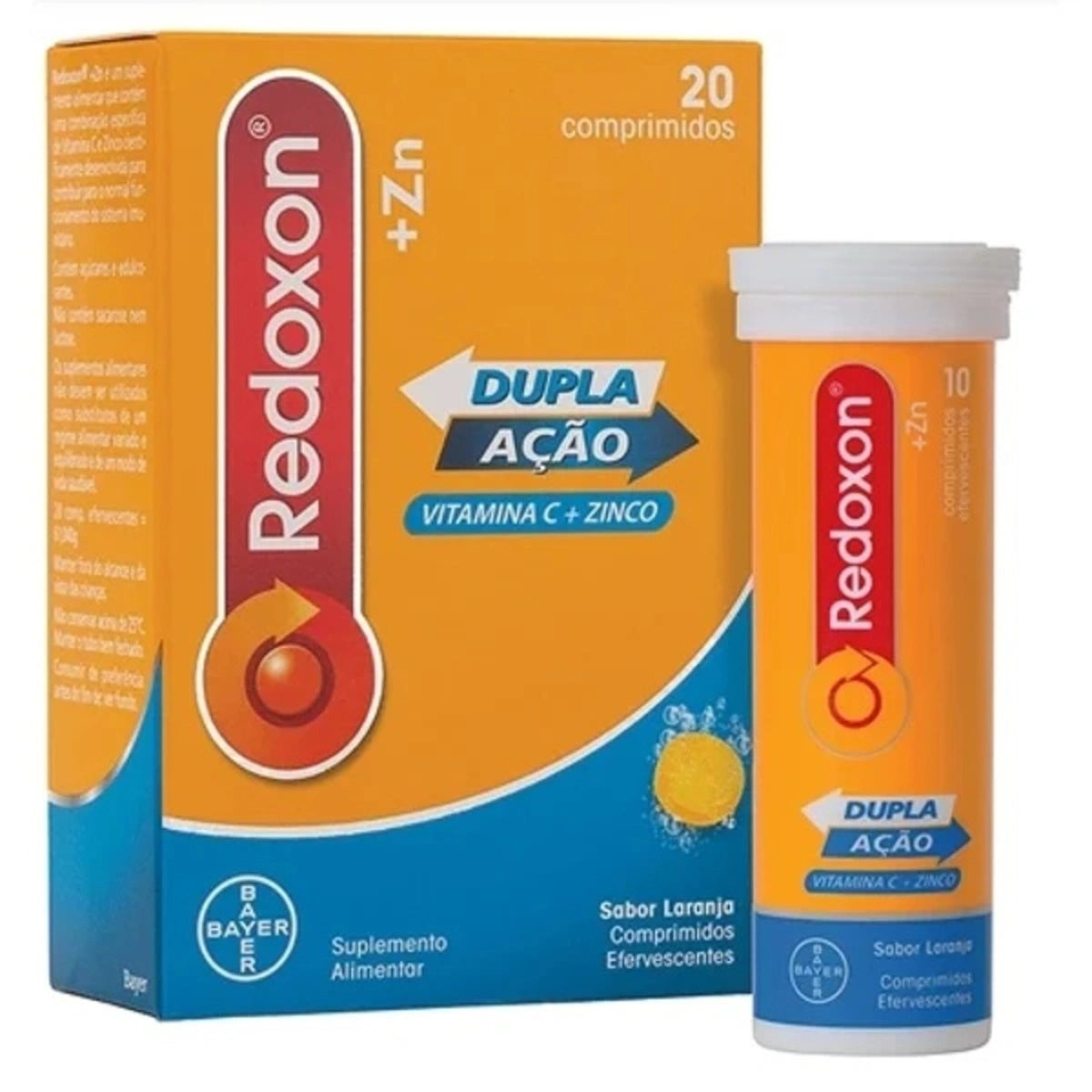 REDOXON +ZN LARANJA Tubo - 20Un