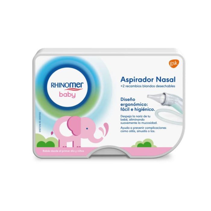 Rhinomer Baby Narhinel Soft Aspirador Nasal — Banho e Higiene do Bebé, Bebé - Mamã, Hidratação e Higiene