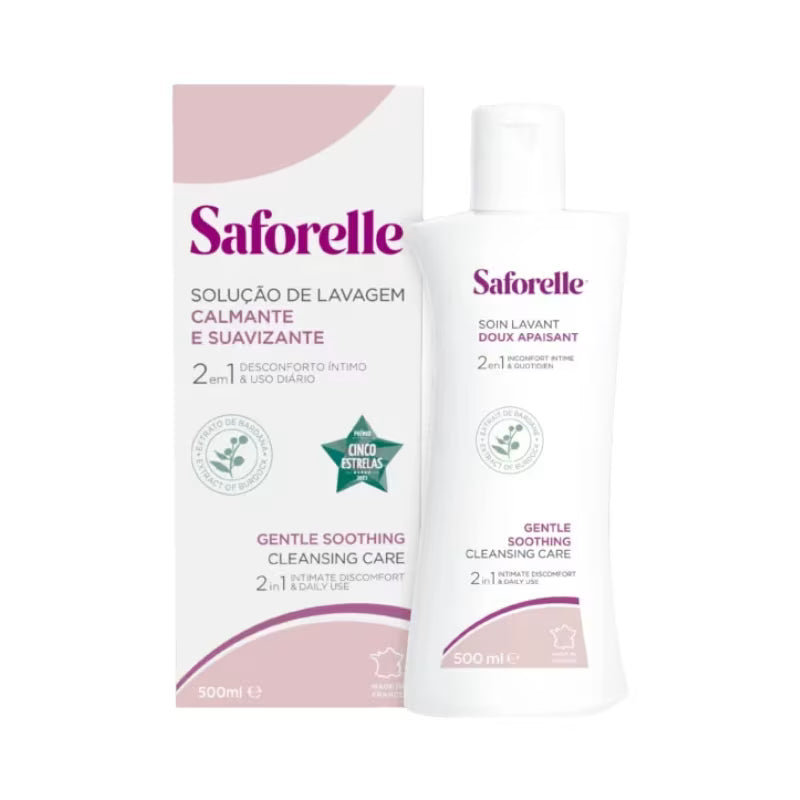 Saforelle Solução de Lavagem Suave sem Sabão 500ml