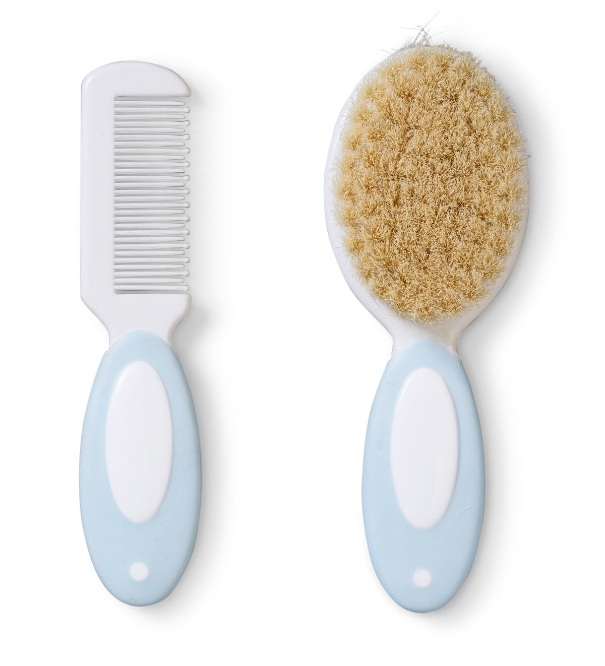 Saro Conjunto Escova Cerdas Naturais + Pente Branco e Verde 2 unidades — Banho e Higiene do Bebé, Bebé - Mamã, Hidratação e