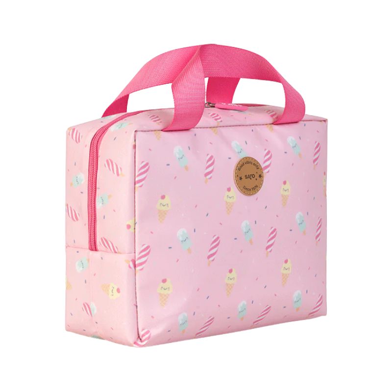 Saro Lancheira Térmica Ice-Creams Rosa 19x24x10cm — Alimentação Infantil, Bebé - Mamã, Passeio e Escola