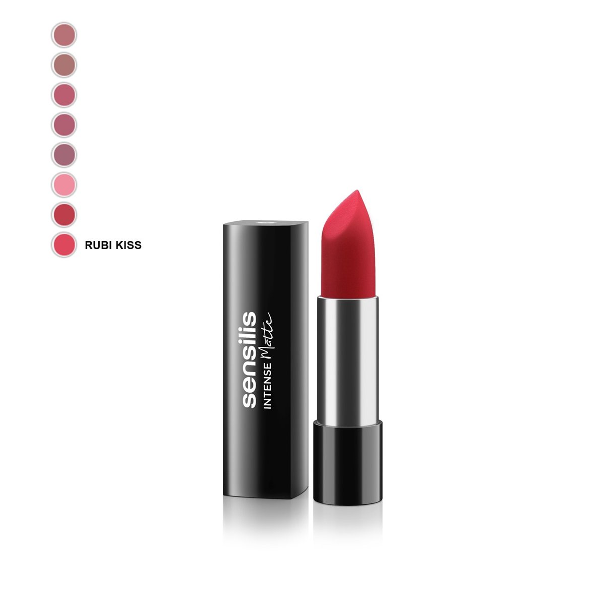 Sensilis Intense Matte 12h Lipstick 401 Rubi Kiss 3.5ml - Batom Mate Duradouro