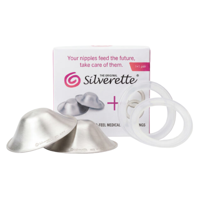 Silverette® Original Mamilos de Prata Tamanho S