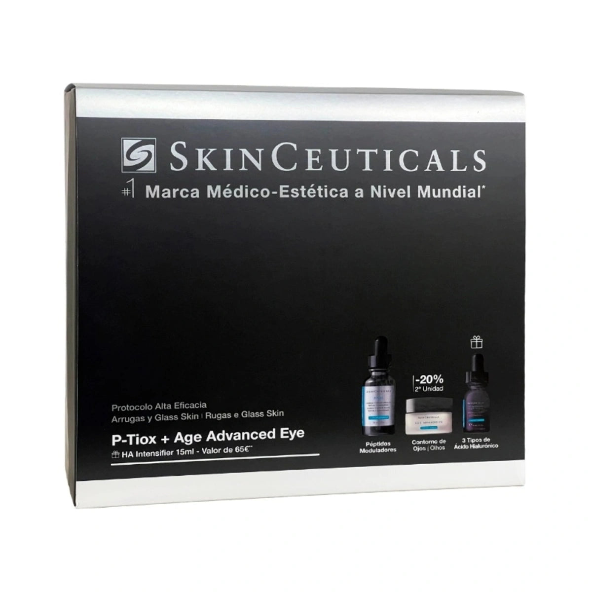 Skinceuticals P-Tiox + Adv Age Eye + HA Intensifier 15ml Coffret