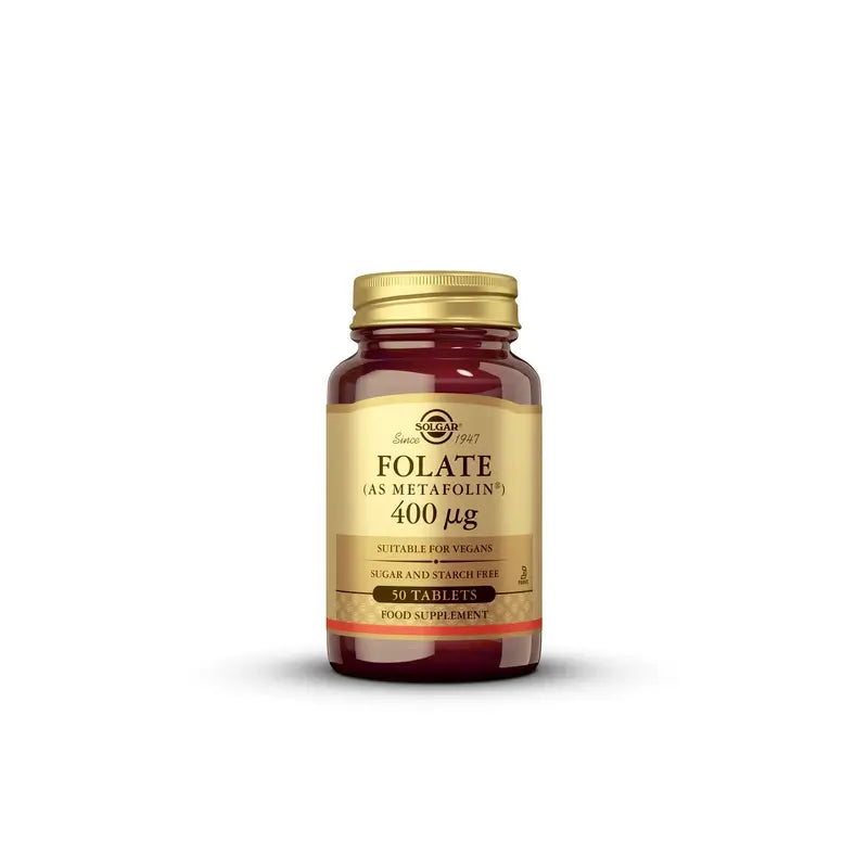 Solgar Folato Metafolin 400µg 50 Comprimidos
