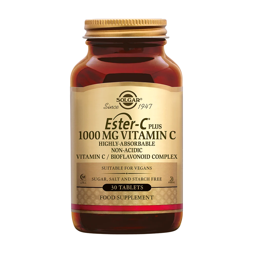 Solgar Ester-C Plus 1000mg Vitamina C 30 Comprimidos
