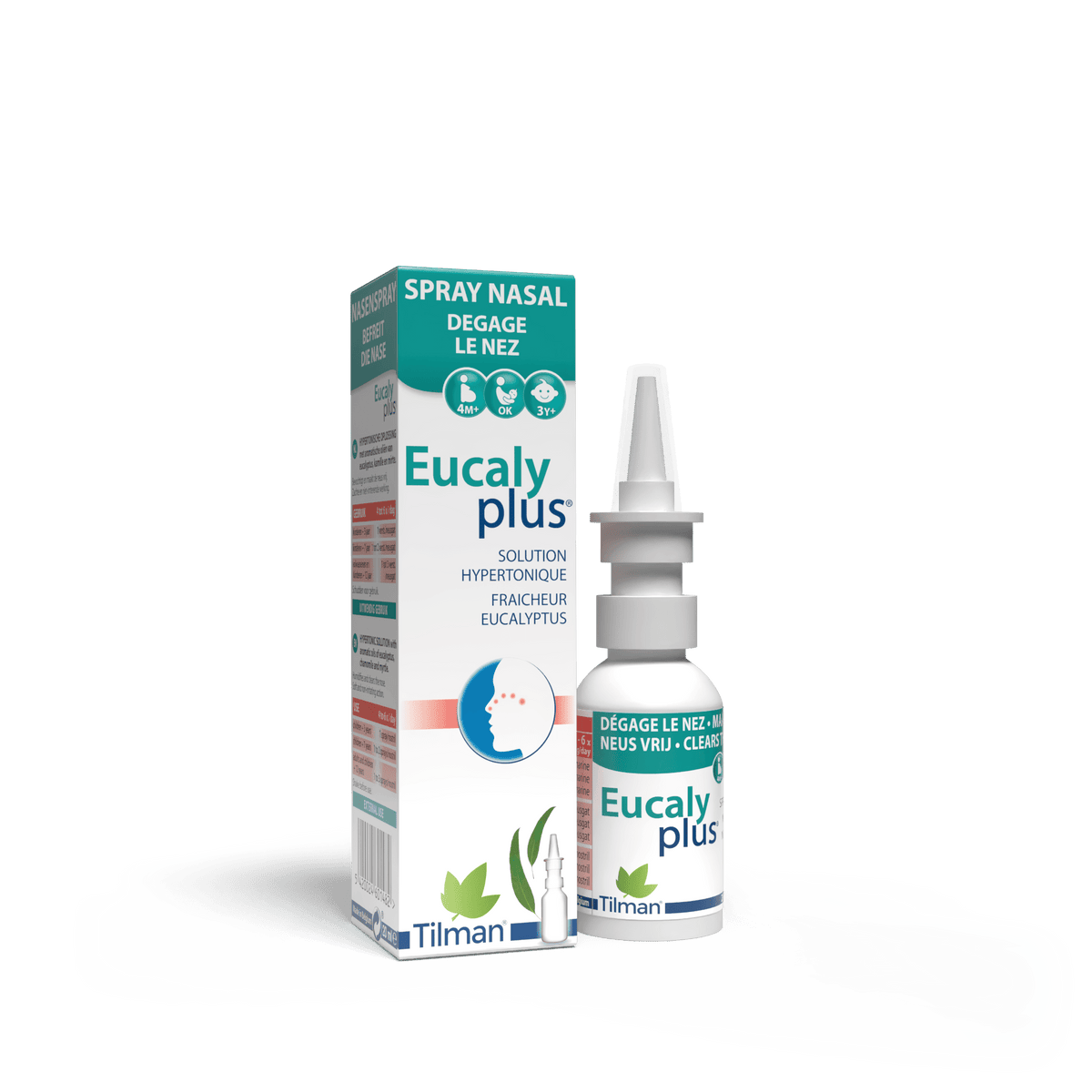 Tilman Eucalyplus Spray Nasal Descongestionante 20ml — Bem-estar das Vias Respiratórias, Congestão e Desconforto Nasal, Saúde