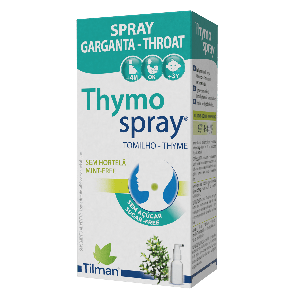 Tilman Thymospray Spray Garganta — Bem-estar das Vias Respiratórias, Dor de Garganta e Rouquidão, Saúde