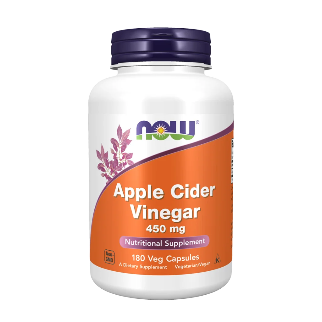 NOW Vinagre de Maçã 450mg 180 Cápsulas