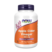 NOW Vinagre de Maçã 450mg 180 Cápsulas