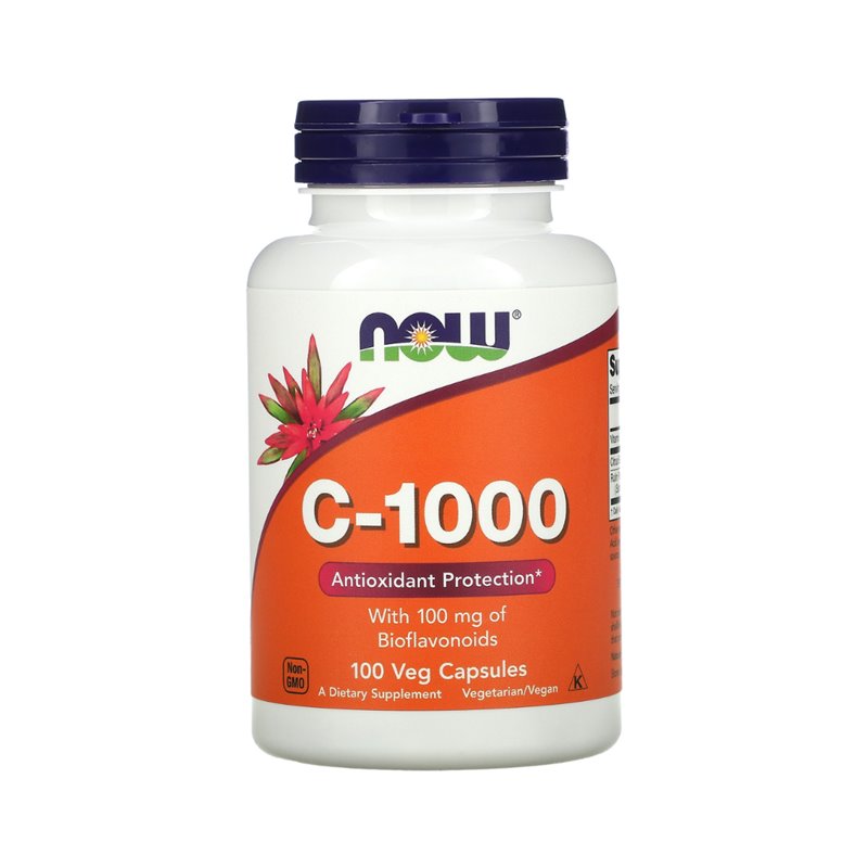 NOW Vitamina C 1000 RH 100 Cápsulas