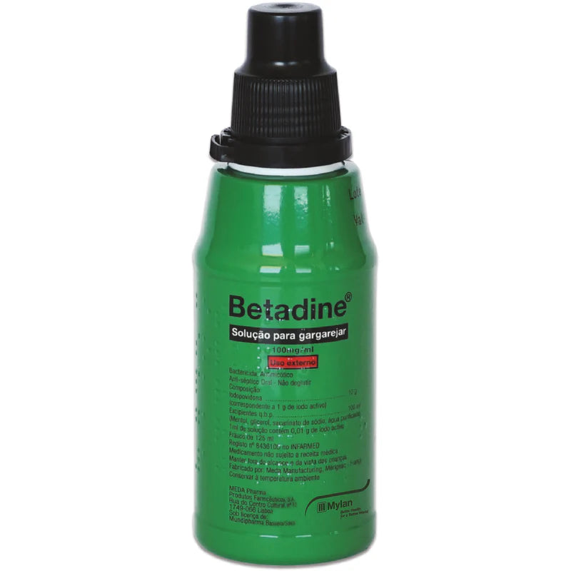 Betadine 100mg/ml Solução para Gargarejar 125ml