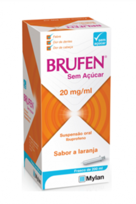 Brufen Sem Açúcar 20mg/ml Suspensão Oral 200ml