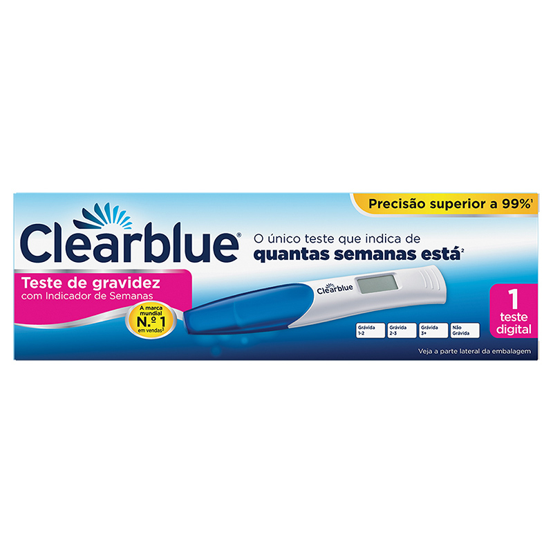 Clearblue Teste De Gravidez Indicador Semanas
