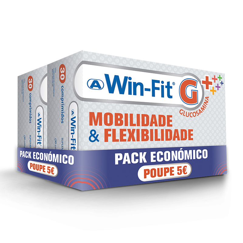 Pack Económico Win-Fit Glucosamina, 2 Cxs. 30 Comprimidos